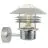 Nordlux Vejers Wall Light Galvanized Steel and Glass Grey | IP54 - Suitable for E27