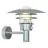 Nordlux Lønstrup 32 Wall Light Steel and Glass Grey | 320mm - IP44 - Suitable for E27 - Motion and Light Sensor