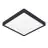 Eglo Ceiling Light Bathroom Fueva 6 Plastic Black 13W 2100lm - 827-840-865 CCT