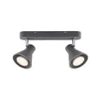 Nordlux Eik 2 Spot Metal Grey | Suitable for 2x GU10