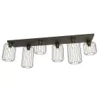 Emibig Ceiling Light Barn Steel Black | Suitable for 6x E27 - Max 15W