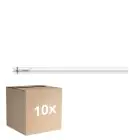 Multipack 10x Philips MASTER LED T8 (EM/Mains) Ultra Output 13.5W 2500lm - 865 Daylight | 120cm - Replaces 36W