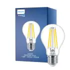 Philips MASTERValue LED E27 Pear Filament Clear 7.8W 1055lm - 940 Cool White | Best Colour Rendering - Dimmable - Replaces 75W